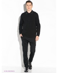 Черные брюки чинос от Oodji