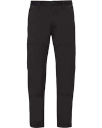 Черные брюки чинос от Prada
