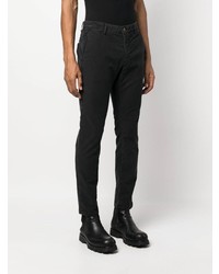 Черные брюки чинос от Incotex