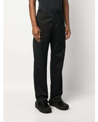 Черные брюки чинос от Stone Island