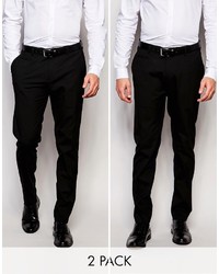 Мужские черные брюки от Asos