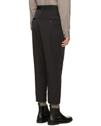 Мужские черные брюки от Robert Geller