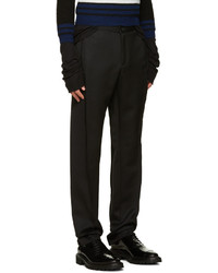 Мужские черные брюки от Yang Li