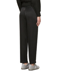 Женские черные брюки от MM6 MAISON MARGIELA