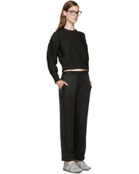 Женские черные брюки от MM6 MAISON MARGIELA