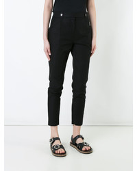 Женские черные брюки от Courreges