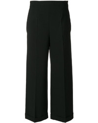 Женские черные брюки от MM6 MAISON MARGIELA