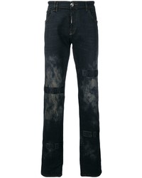 Мужские черные вареные джинсы от Philipp Plein