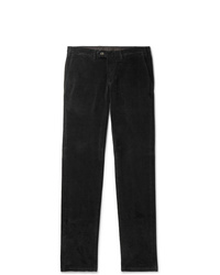 Черные вельветовые брюки чинос от Canali