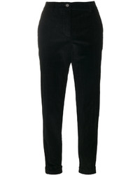 Женские черные вельветовые брюки от P.A.R.O.S.H.