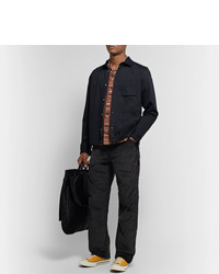 Мужские черные вельветовые классические брюки от orSlow