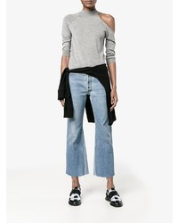 Женские черные высокие кеды в клетку от Christopher Kane