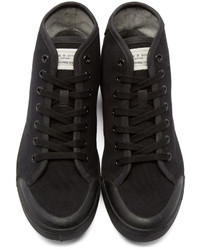 Мужские черные высокие кеды из плотной ткани от rag & bone