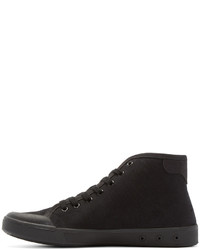 Мужские черные высокие кеды из плотной ткани от rag & bone