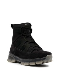 Мужские черные высокие кеды из плотной ткани от Loewe