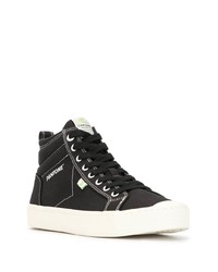 Мужские черные высокие кеды из плотной ткани от Cariuma