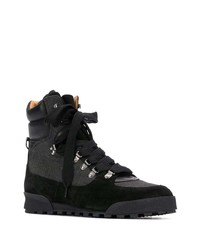 Мужские черные высокие кеды из плотной ткани от Isabel Marant