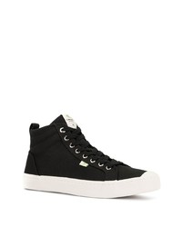 Мужские черные высокие кеды из плотной ткани от Cariuma