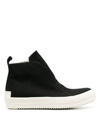 Мужские черные высокие кеды из плотной ткани от Rick Owens DRKSHDW