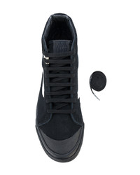 Мужские черные высокие кеды из плотной ткани от Alyx