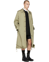 Мужские черные высокие кеды с принтом от Maison Margiela