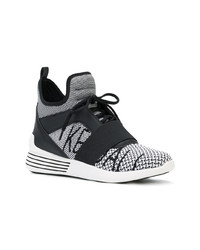 Женские черные высокие кеды с принтом от Kendall & Kylie