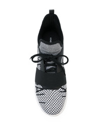 Женские черные высокие кеды с принтом от Kendall & Kylie