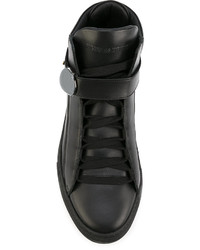 Женские черные высокие кеды от Nicholas Kirkwood