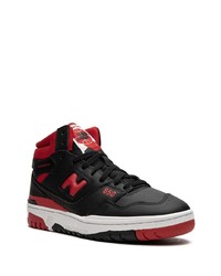 Мужские черные высокие кеды от New Balance