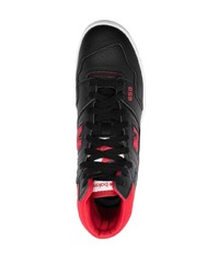 Мужские черные высокие кеды от New Balance