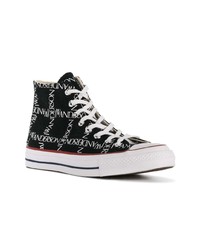 Мужские черные высокие кеды от Converse X JW Anderson