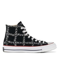 Мужские черные высокие кеды от Converse X JW Anderson