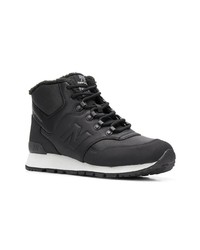 Мужские черные высокие кеды от New Balance