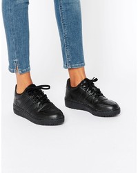 Женские черные высокие кеды от adidas