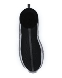 Мужские черные высокие кеды от Swear