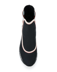 Женские черные высокие кеды от Marni