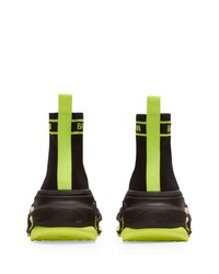 Мужские черные высокие кеды от Balmain