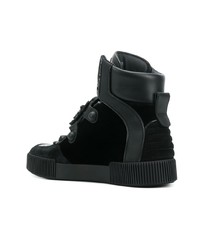 Мужские черные высокие кеды от Dolce & Gabbana