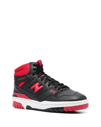 Мужские черные высокие кеды от New Balance