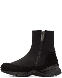 Женские черные высокие кеды от Damir Doma