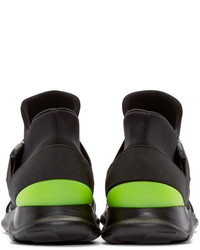 Мужские черные высокие кеды от Christopher Kane