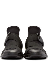 Мужские черные высокие кеды от Christopher Kane