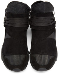 Мужские черные высокие кеды от Y-3