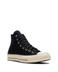 Мужские черные высокие кеды от Converse