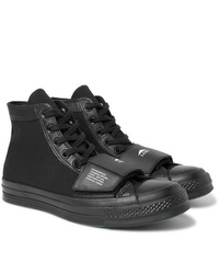 Мужские черные высокие кеды от Converse