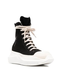 Мужские черные высокие кеды от Rick Owens DRKSHDW