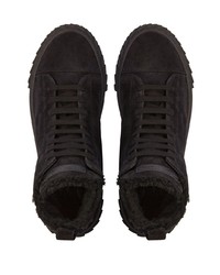 Мужские черные высокие кеды от Giuseppe Zanotti