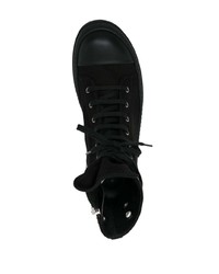 Мужские черные высокие кеды от Rick Owens DRKSHDW