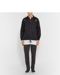 Мужские черные высокие кеды от Lanvin