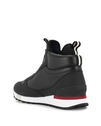 Мужские черные высокие кеды от Bally